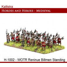 WOTR Retinue Billmen Standing