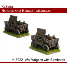 War Wagons with Bombards plus crews