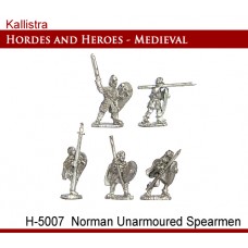 Norman Unarmoured Spearmen - SINGLES