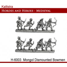 Mongol Dismounted Bowmen