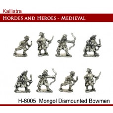 Mongol Dismounted Bowmen - SINGLES