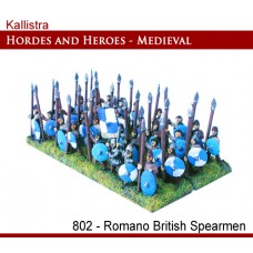 Romano British Spearmen including Command