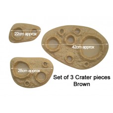 Non-Hex Crater Set - BROWN 