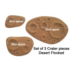 Non-Hex Crater Set - DESERT FLOCKED