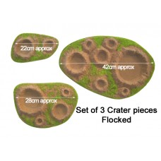 Non-Hex Crater Set - FLOCKED