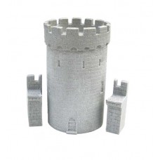 Round Tower plus Connecting Wall Pieces