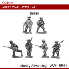 British Late War Infantry Advancing