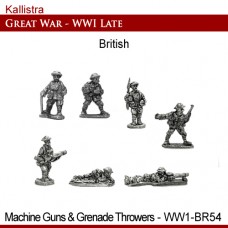 British Late War Light Machine Guns and Grenades