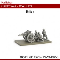 British Late War 18pdr Field Guns