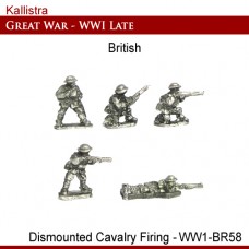 British Late War Dismounted Cavalry Firing